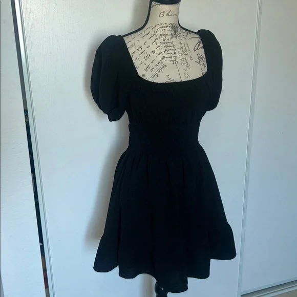 Black Cottagecore Dress - Picture 1 of 4